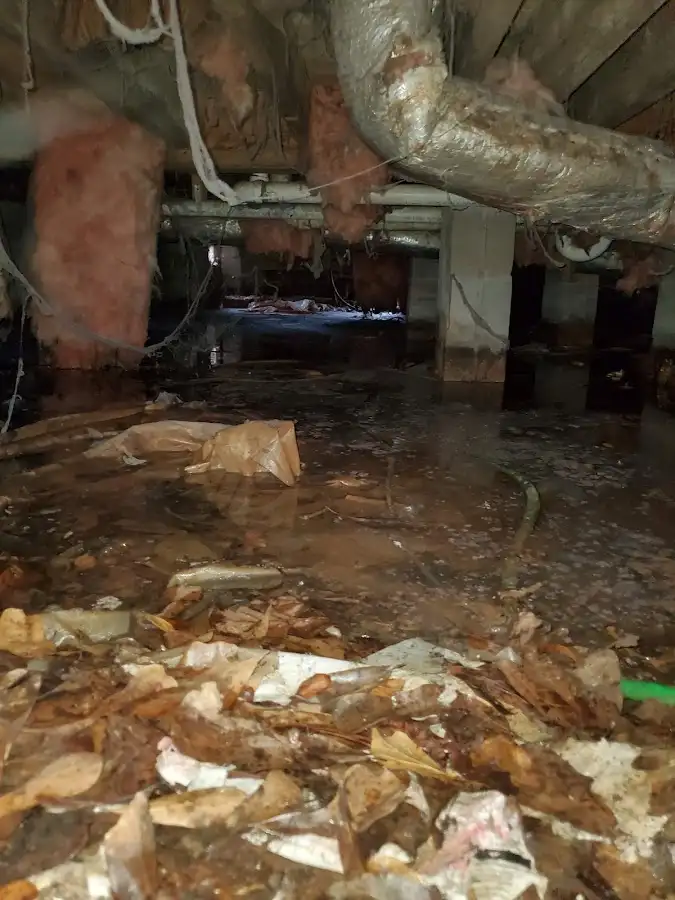 Crawl space flood assessment for Commercial Water Damage Restoration in Scottsbluff